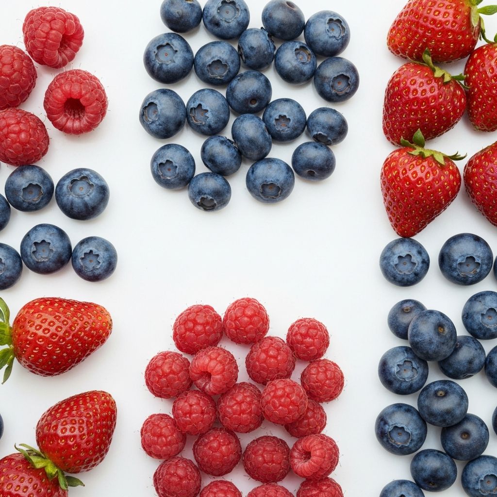 Fresh berries arrangement